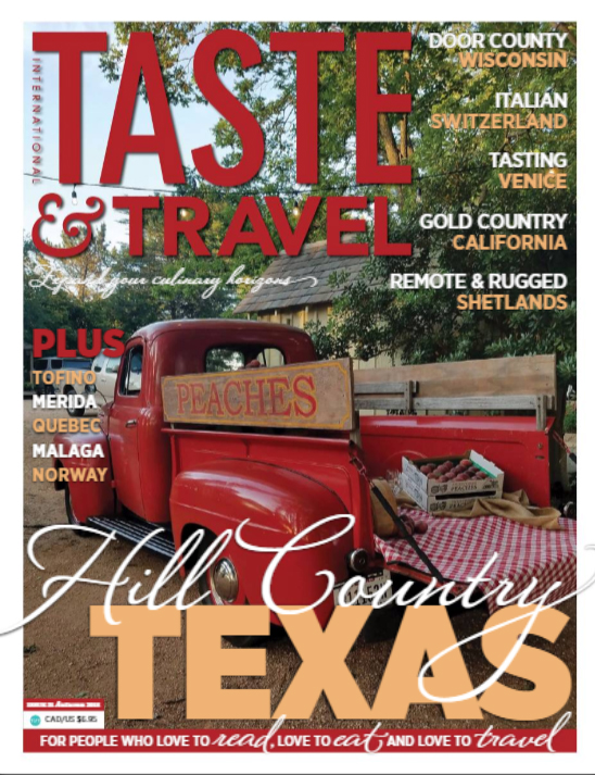 Taste and Travel magazine Canada