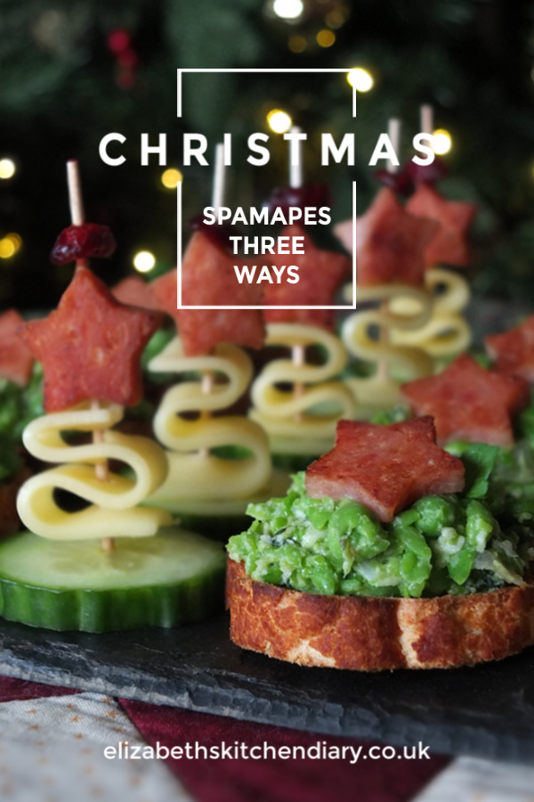 asy to make Christmas Canapes! #christmas #canape #peas #SPAM