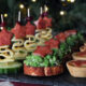 Christmas SPAM canapes - Sizzling SPAM® Star Crostini