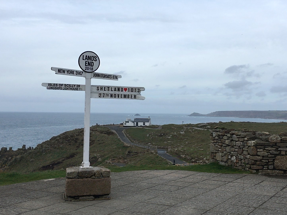 Lands End Signpost Shetland