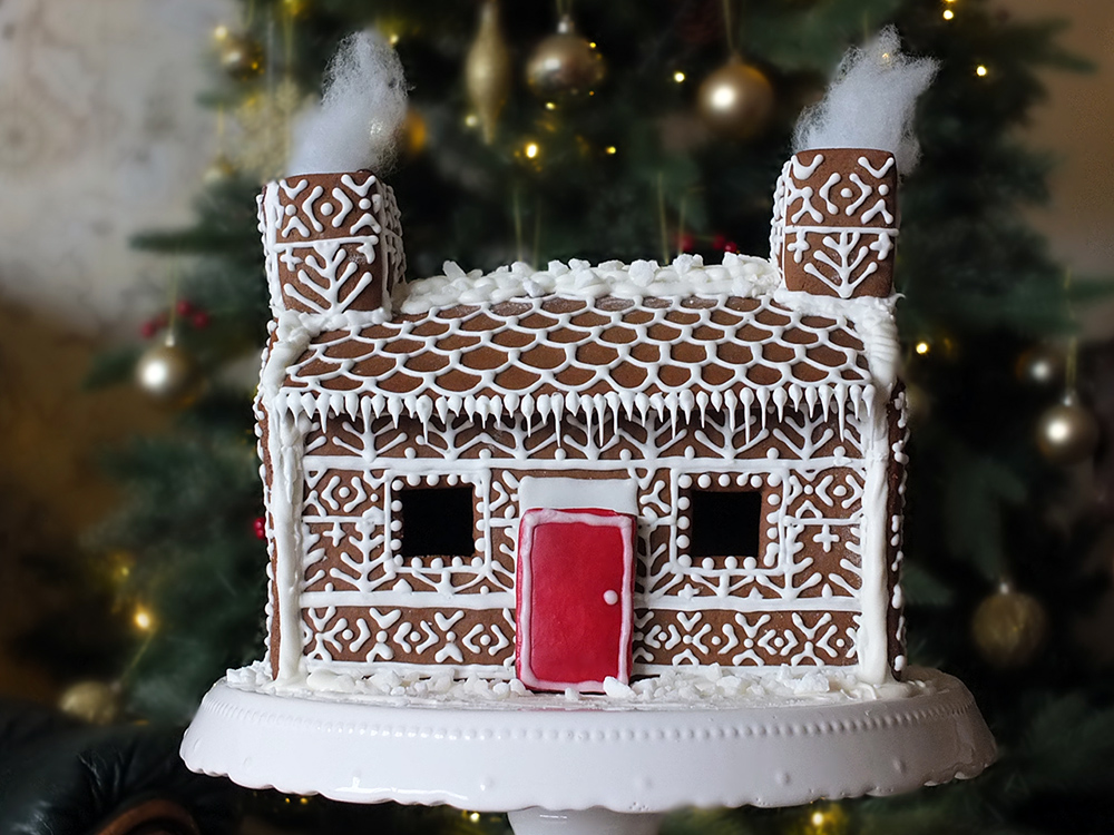 Shetland Croft Gingerbread House