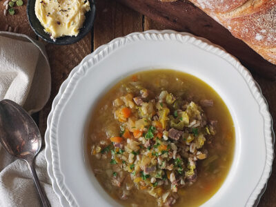 Leftover Lamb Soup