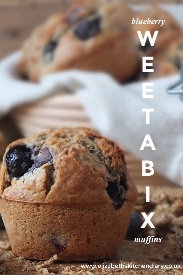 Easy Blueberry Weetabix Muffins Elizabeth's Kitchen Diary