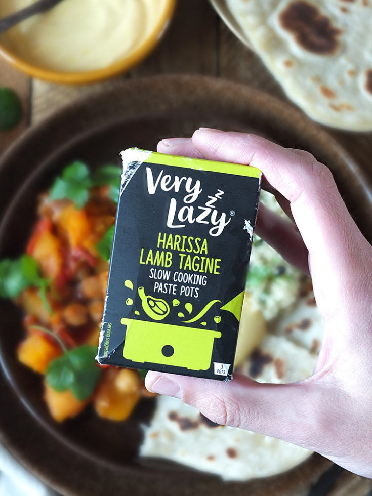 Very Lazy Slow Cooker Harissa Butternut Stew with CuminSpiked