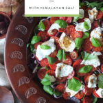 Tomato and Mozzarella Salad #vegetarian #himalayansalt #himalayanpinksalt #salad