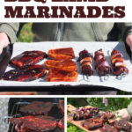 Three super easy Asian-inspired BBQ lamb marinades for lamb steaks, lamb chops and cubed lamb shoulder kebabs. #bbq #barbecuemarinade #marinade #lamb #bbqrecipe #barbecuerecipe