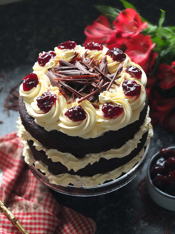 Black Forest Gateau Elizabeth's Kitchen Diary