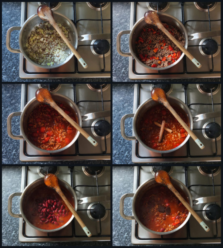 Lamb Chilli con Carne - Elizabeth's Kitchen Diary
