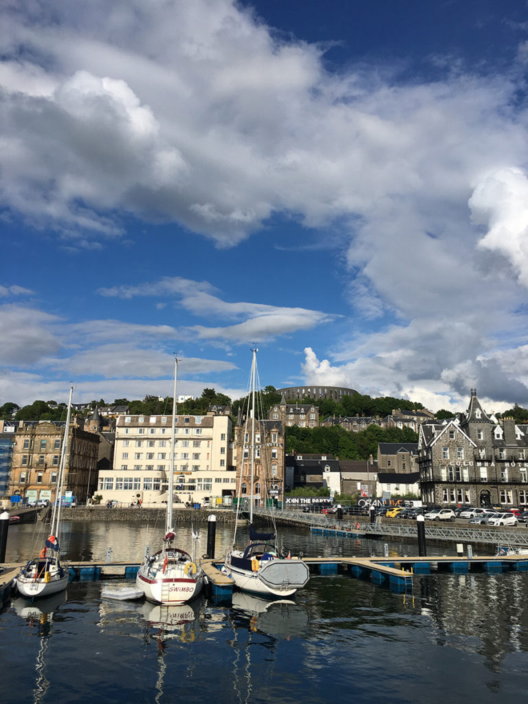 Marina in Oban Scotland image