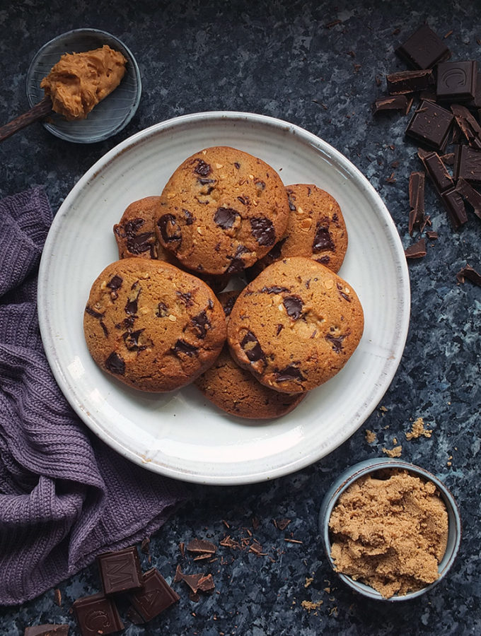 Peanut Butter and Chocolate Chip Cookies image