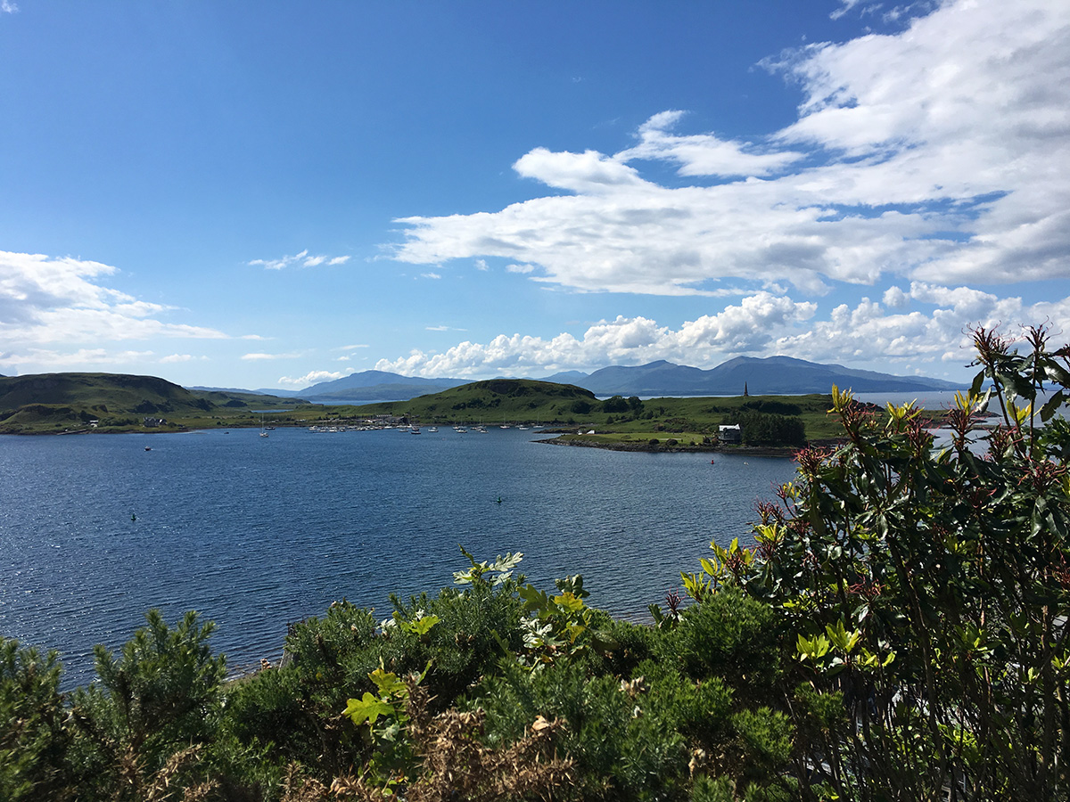 The island of Kerrara Scotland