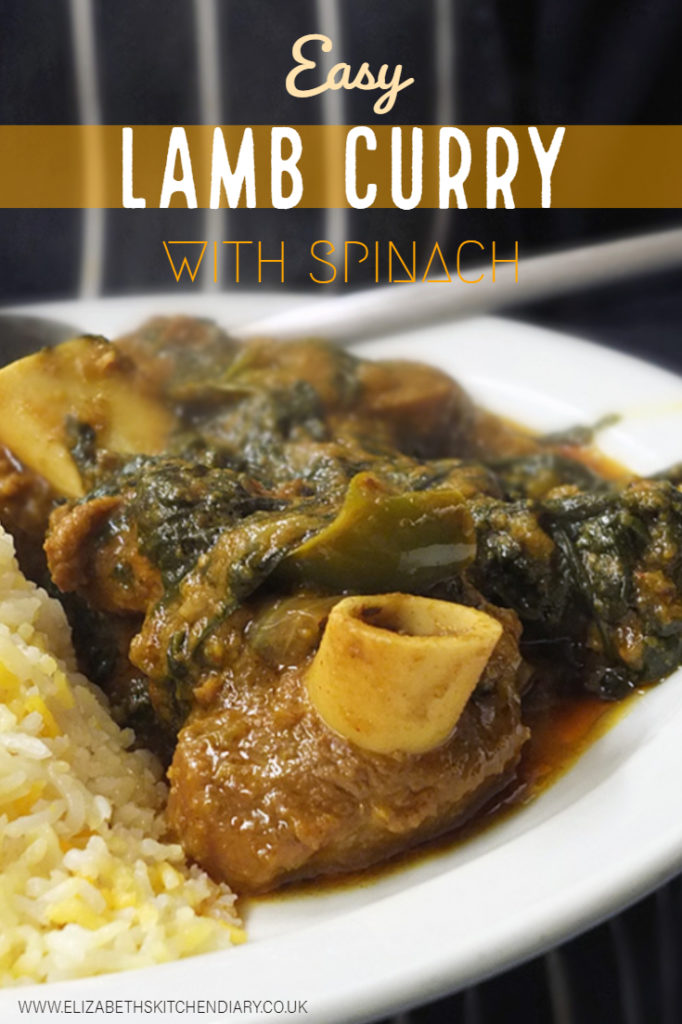 Easy Lamb Curry with Spinach Recipe