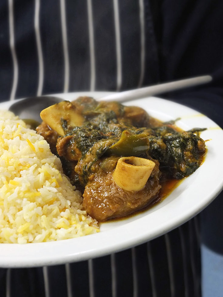 Lamb and Spinach Curry (Karahi Gosht) Elizabeth's Kitchen Diary