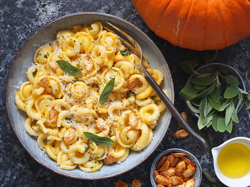 Whole Pumpkin Pasta recipe image