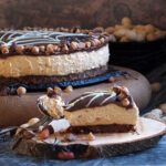 Creamy Skippy Peanut Butter Cheesecake slice picture