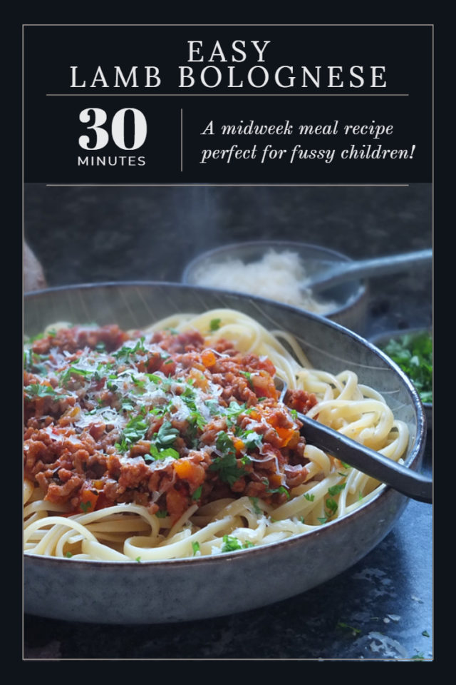 Easy Scotch Lamb Bolognese Perfect for Fussy Kids! Elizabeth's