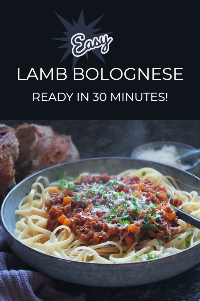 Lamb bolognese recipe