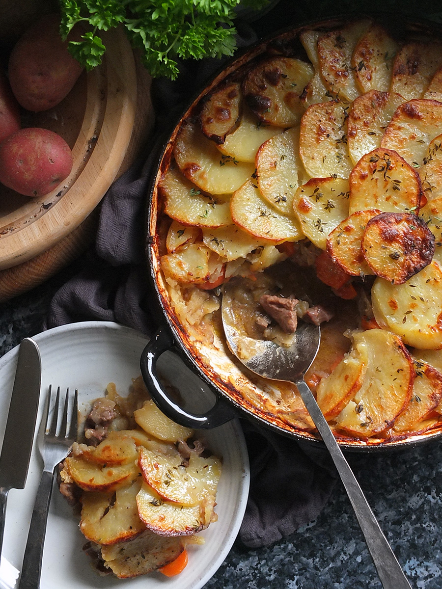 Lancashire Hotpot | Elizabeth's Kitchen Diary