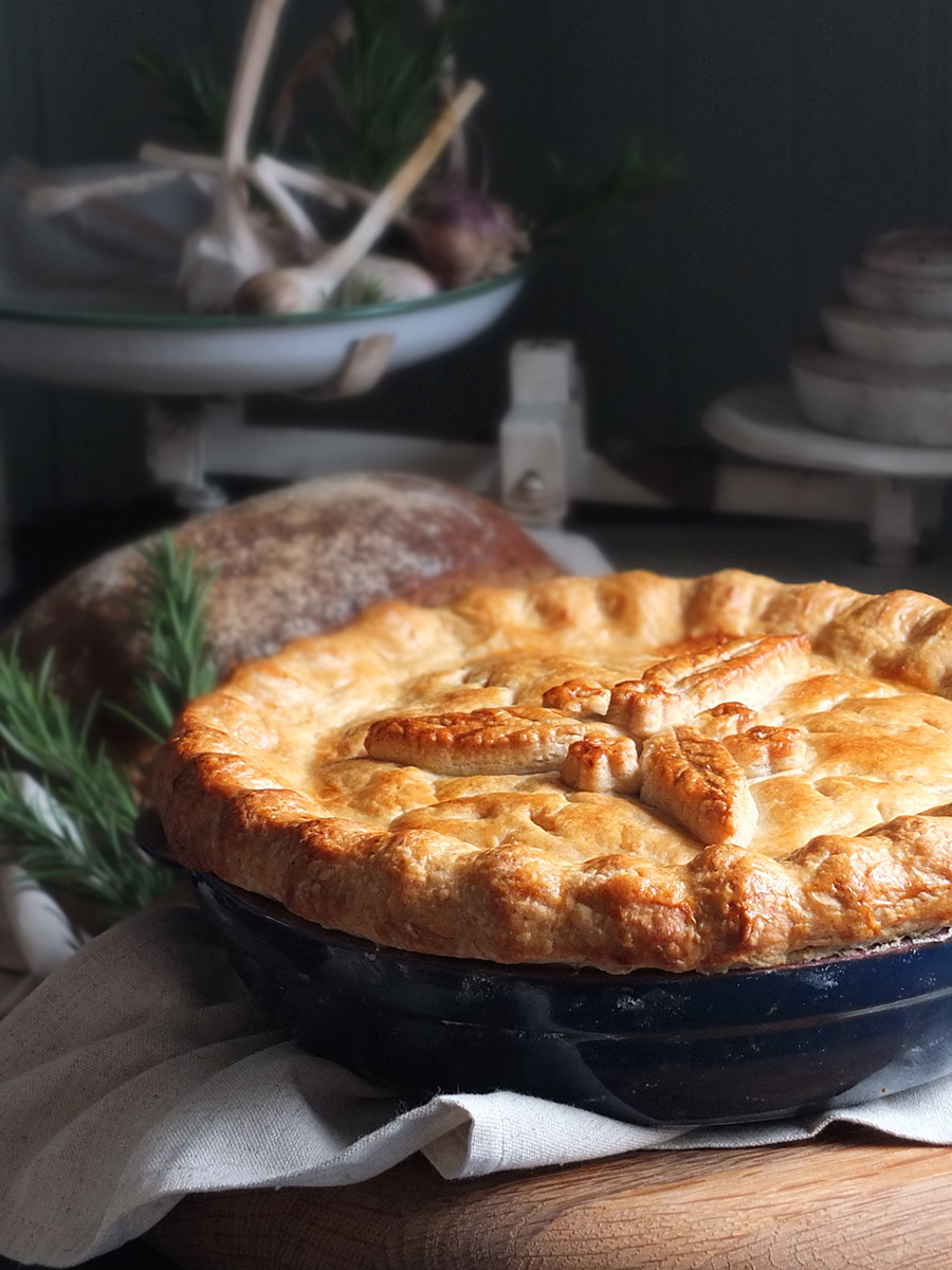 Roast Lamb & Rosemary Pie | Elizabeth's Kitchen Diary