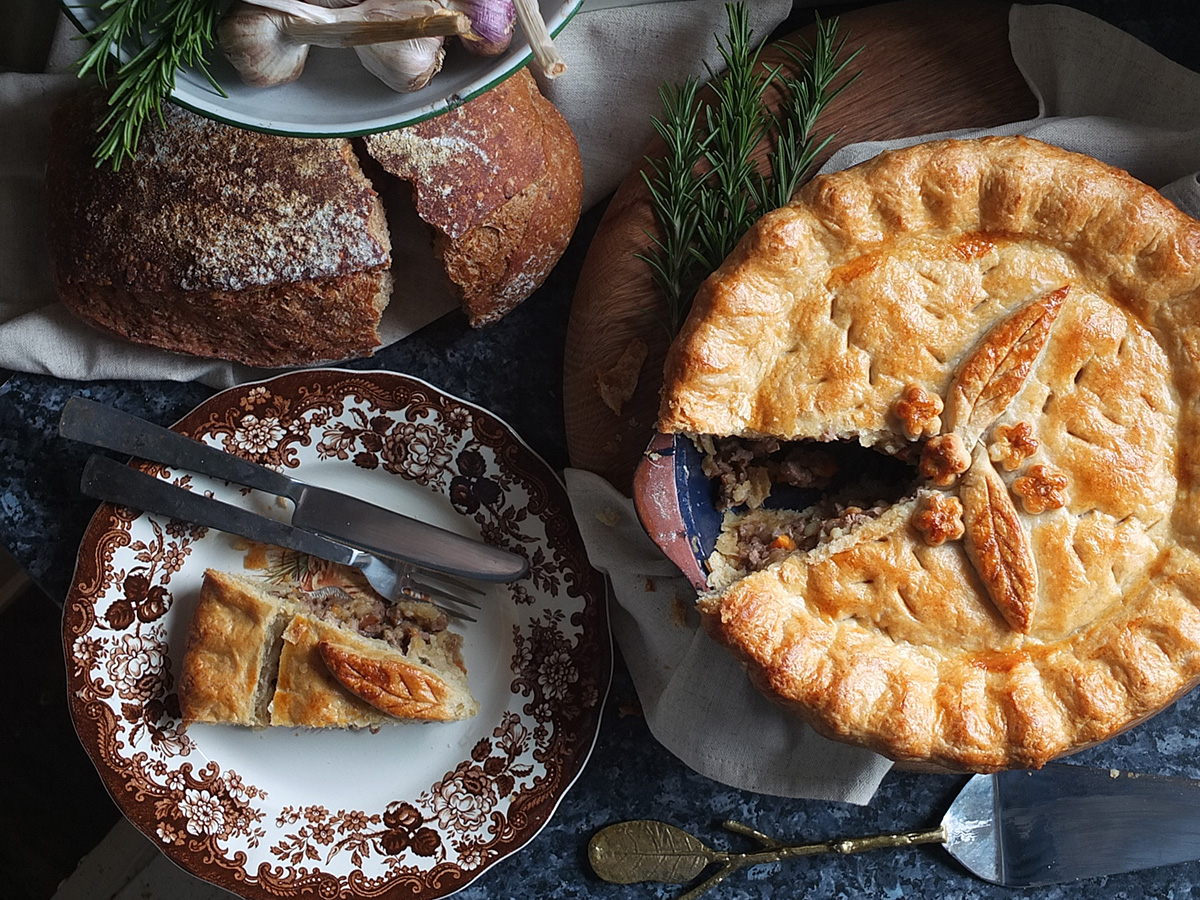 Roast Lamb and Rosemary Pie