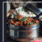 Gluten-free Lamb Curry recipe pin image