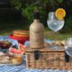 photograph of picnic with Ableforth's Bathtub gin in the foreground