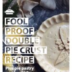 Pinterest pin for double pie crust recipe
