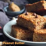 peanut butter flapjacks recipe pin