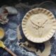 image of uncooked pie pastry brushed with egg wash ready for the oven