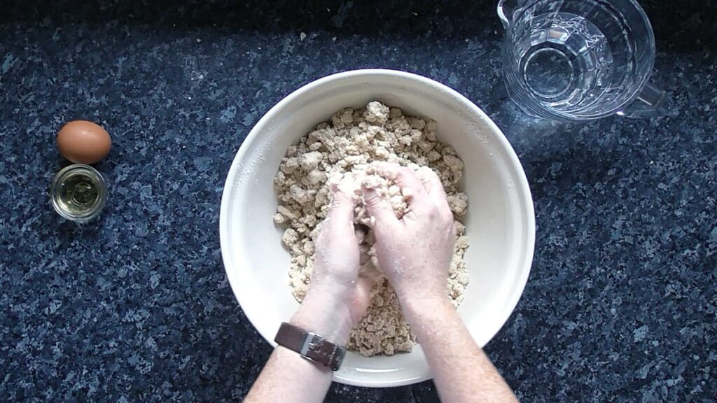 step 3 how to rub lard into flour for pastry