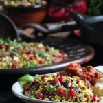 Jewelled couscous pinterest pin.