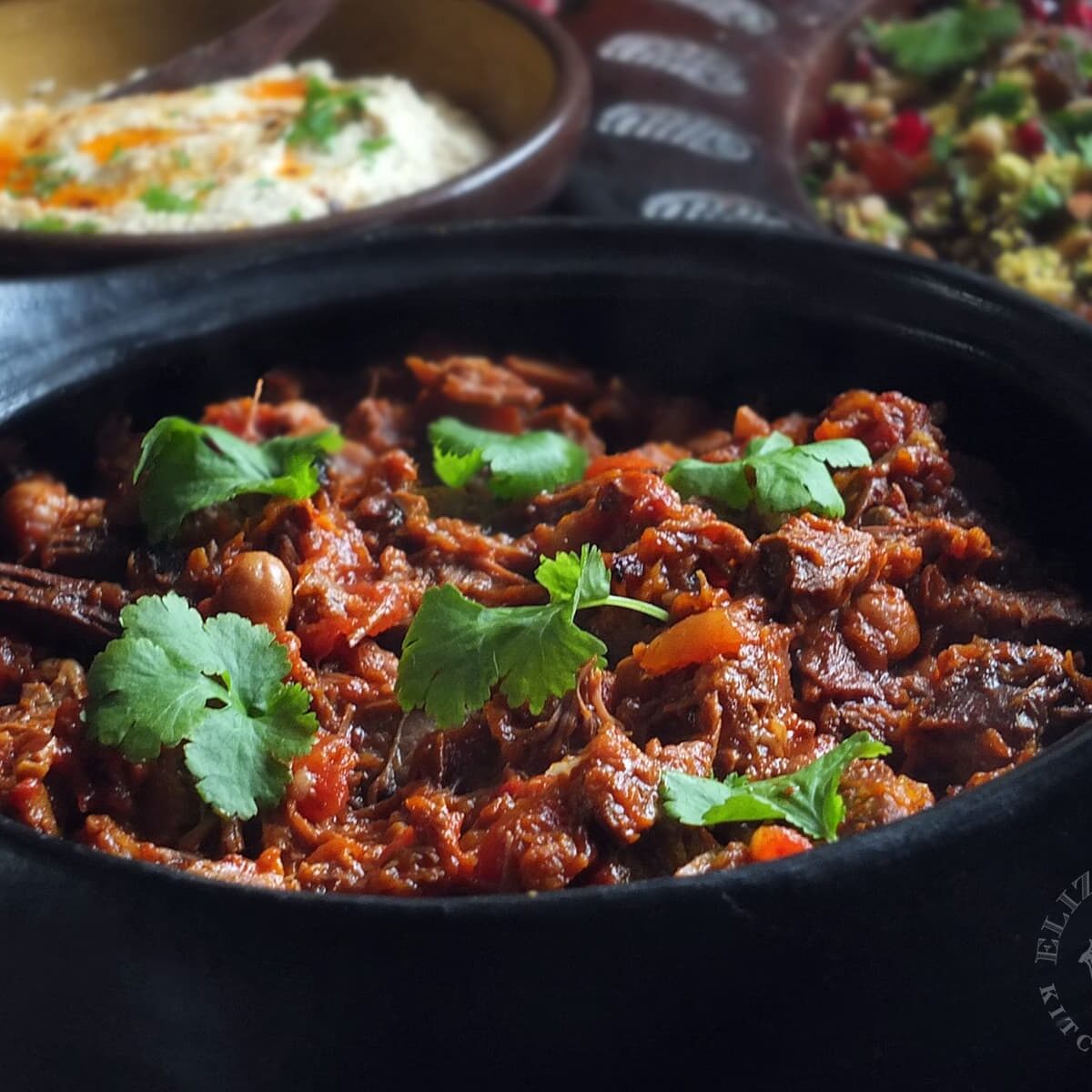 Moroccan Inspired SlowCooked Lamb Shoulder Elizabeth's Kitchen Diary