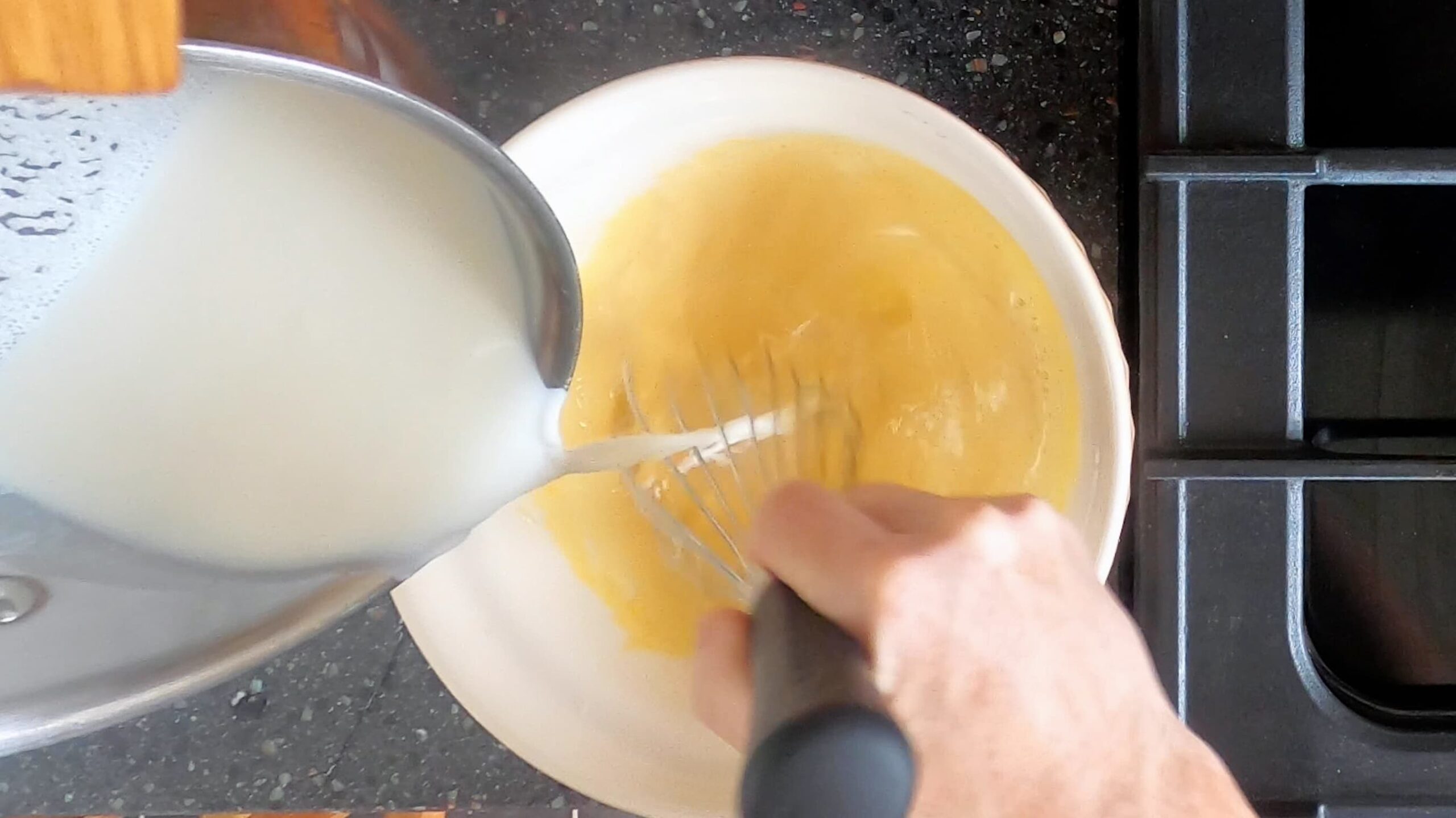 How to make custard ice cream base step 3