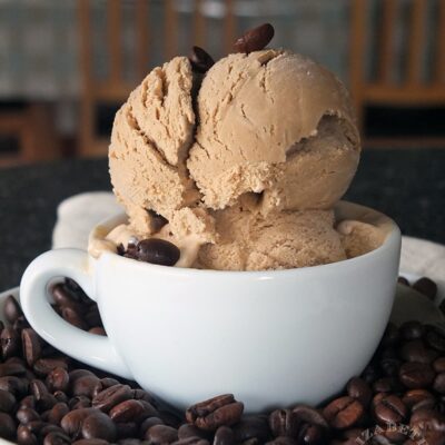 Coffee Ice Cream with ANGOSTURA® Cocoa Bitters - Elizabeth's Kitchen Diary