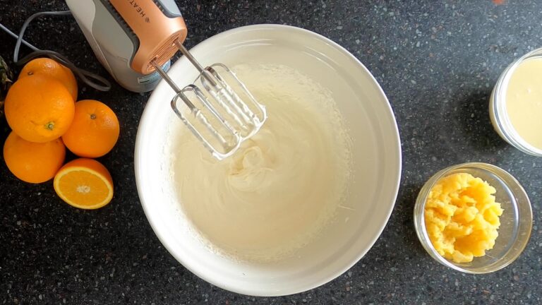 Orange pineapple ice cream Step 1