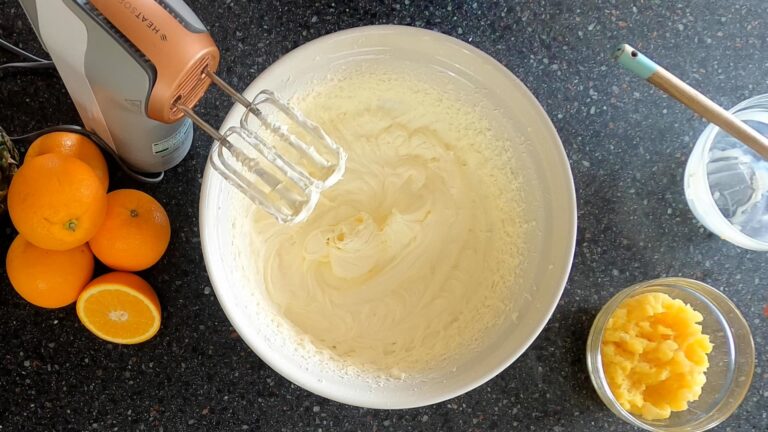 Orange pineapple ice cream Step 2