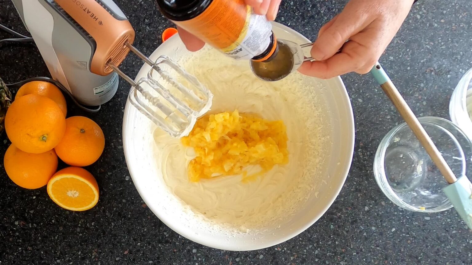 Easy No Churn Orange and Pineapple Ice Cream Elizabeth's Kitchen Diary