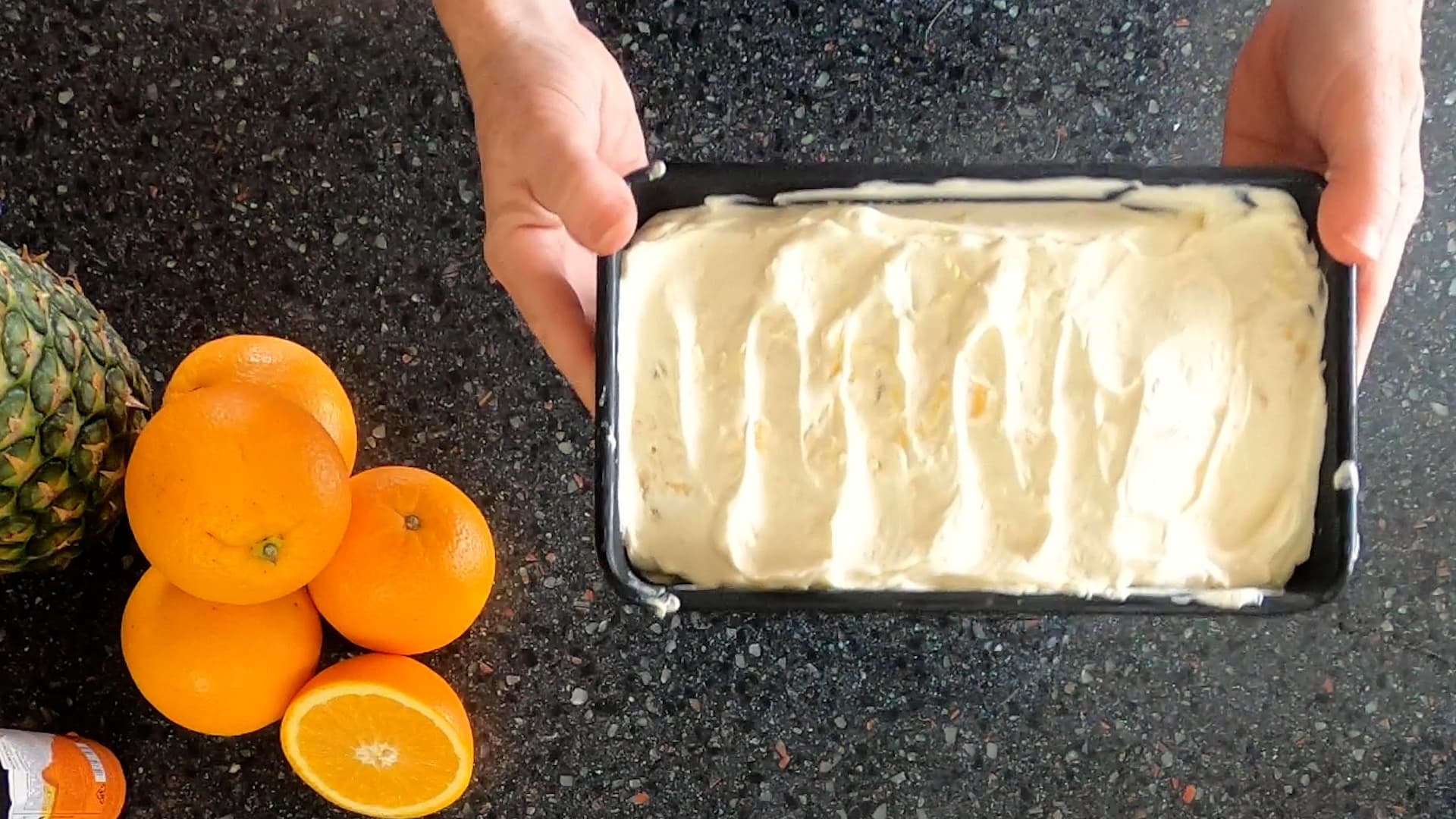 Easy No Churn Orange and Pineapple Ice Cream Elizabeth's Kitchen Diary