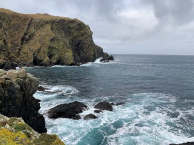 Image of The Face of Neeans with its very steep cliffs.