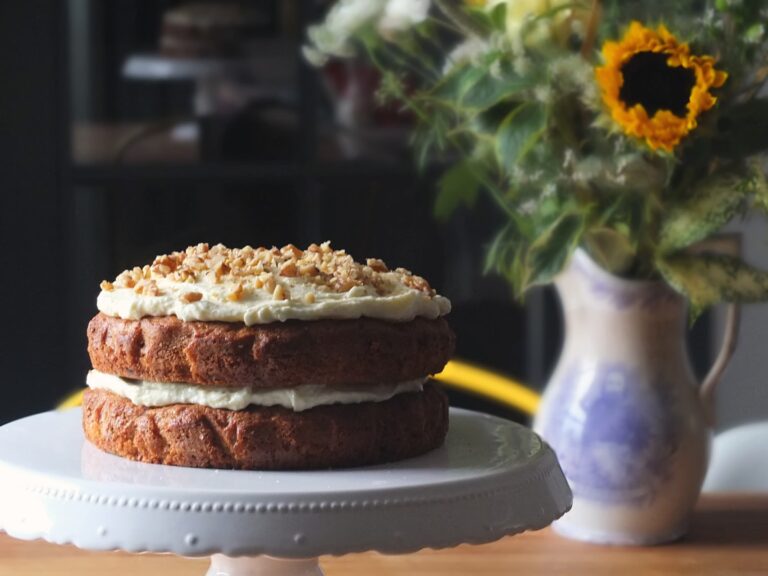 Carrot cake with walnuts image