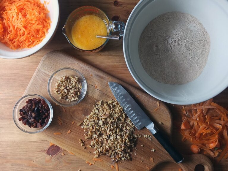 Step 4 carrot cake