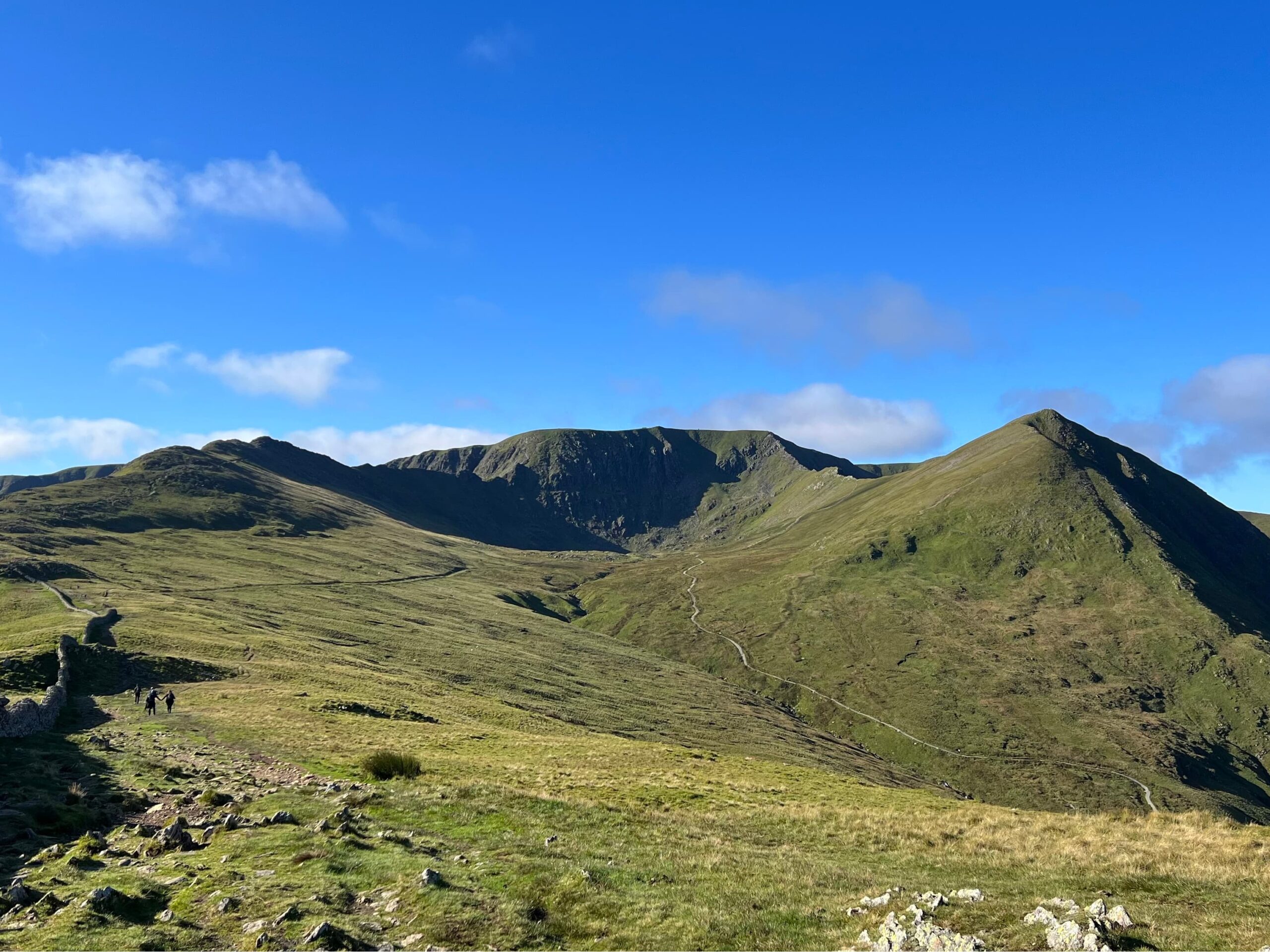 Image of Striding Edge, Helvellyn and Catstye Cam near the Hole in the Wall.