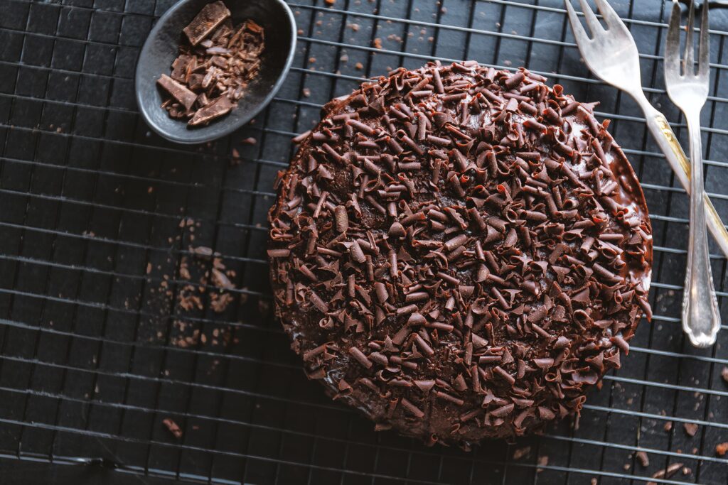 Image of a Devil's food cake.