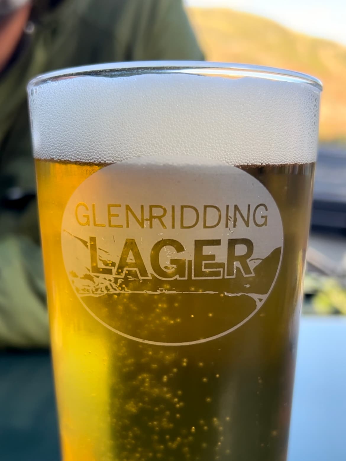Image of an ice cold pint of lager.