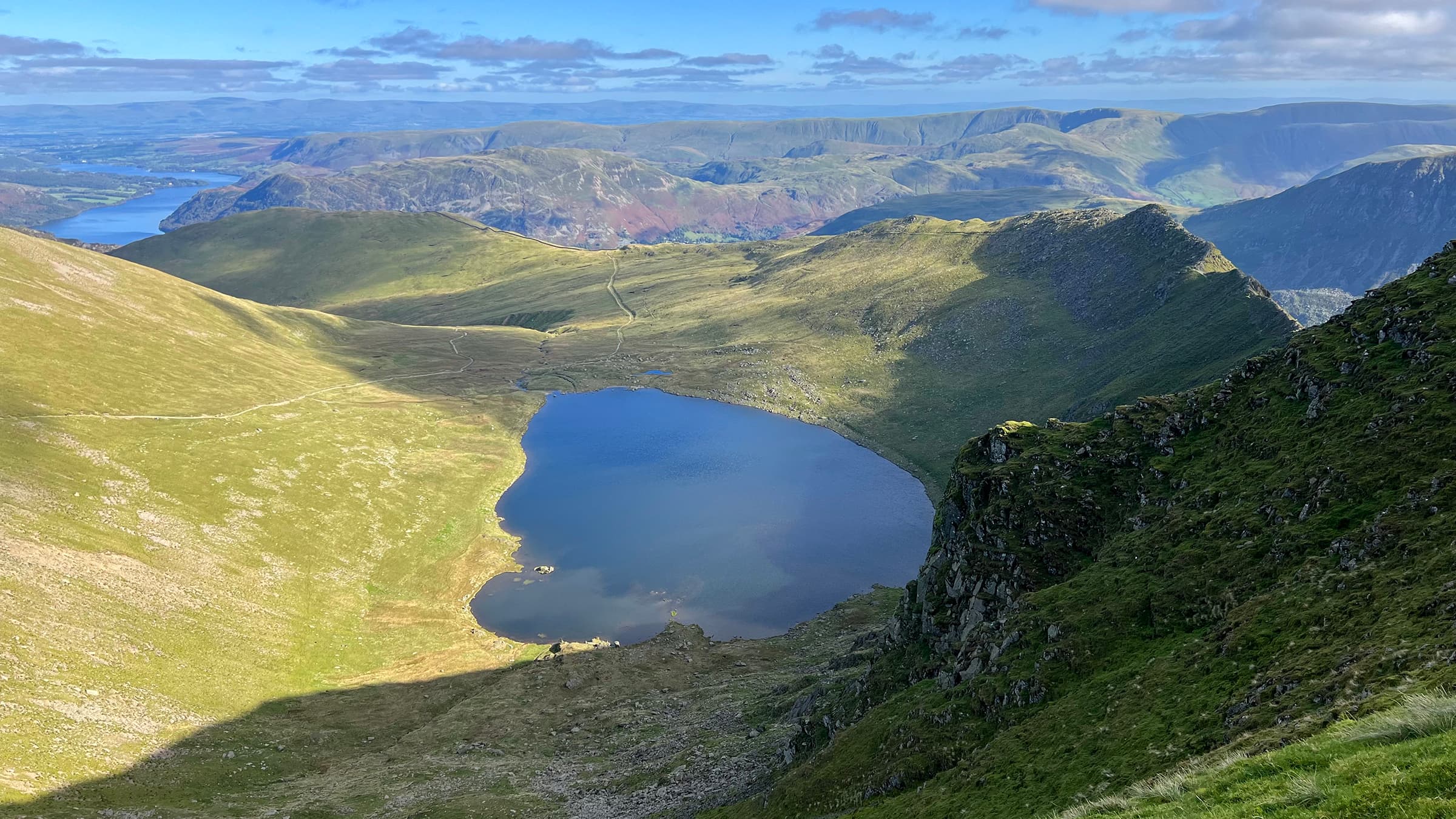 Image of Red Tarn from Helvellyn.
