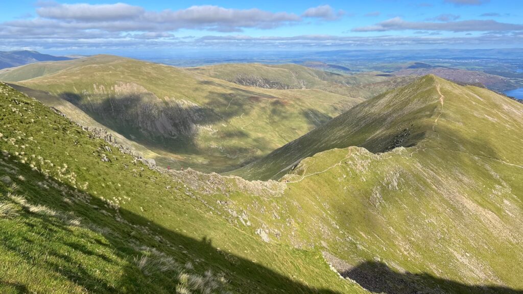 Image of Swirral Edge from Helvellyn.