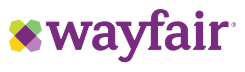 Wayfair logo with tagline