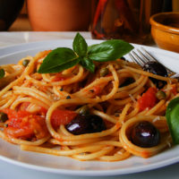 Spaghetti alla Puttanesca & Proware Tri-ply Copper Cookware Review