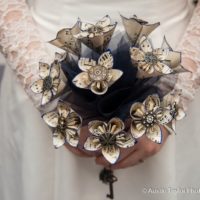 Origami Steampunk Wedding Bouquet Tutorial