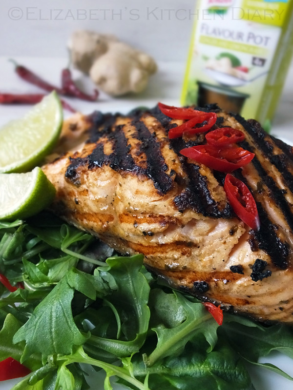 Grilled Shetland Salmon with Ginger & Lemongrass Elizabeth's Kitchen